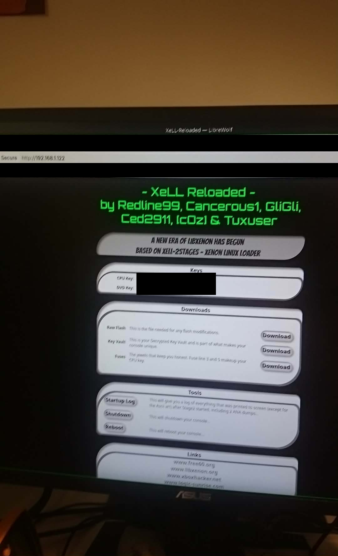 xell_booted
